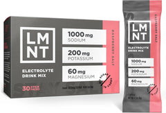 LMNT Zero Sugar Electrolytes - Raspberry Salt | Drink Mix | 30-Count